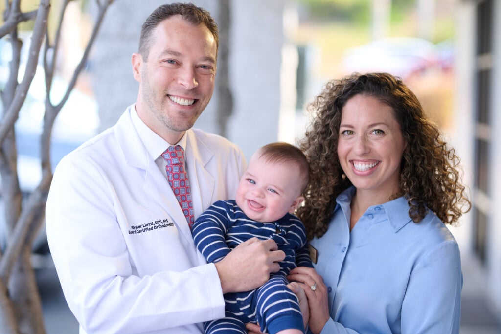 Dr. Skyler Liatti with his family in Encinitas